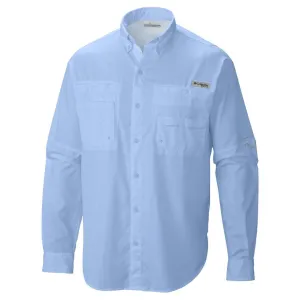 Columbia Men Blue Tamiami II Long Sleeve Shirt