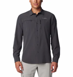 Columbia Men Grey Columbia Men Summit Valley Woven Long Sleeve Shirt