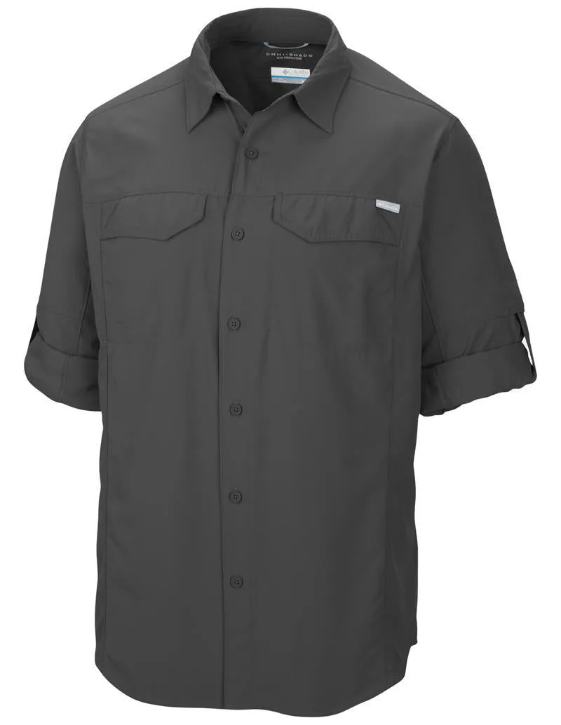 Columbia Men Grey Silver Ridge Long Sleeve Shirt