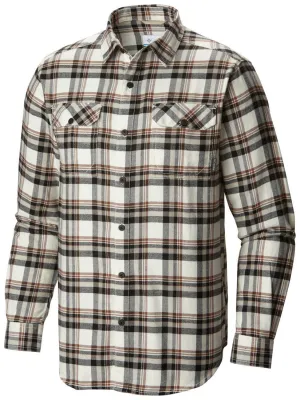 Columbia Men White Flare Gun Flannel III Long Sleeve Shirt
