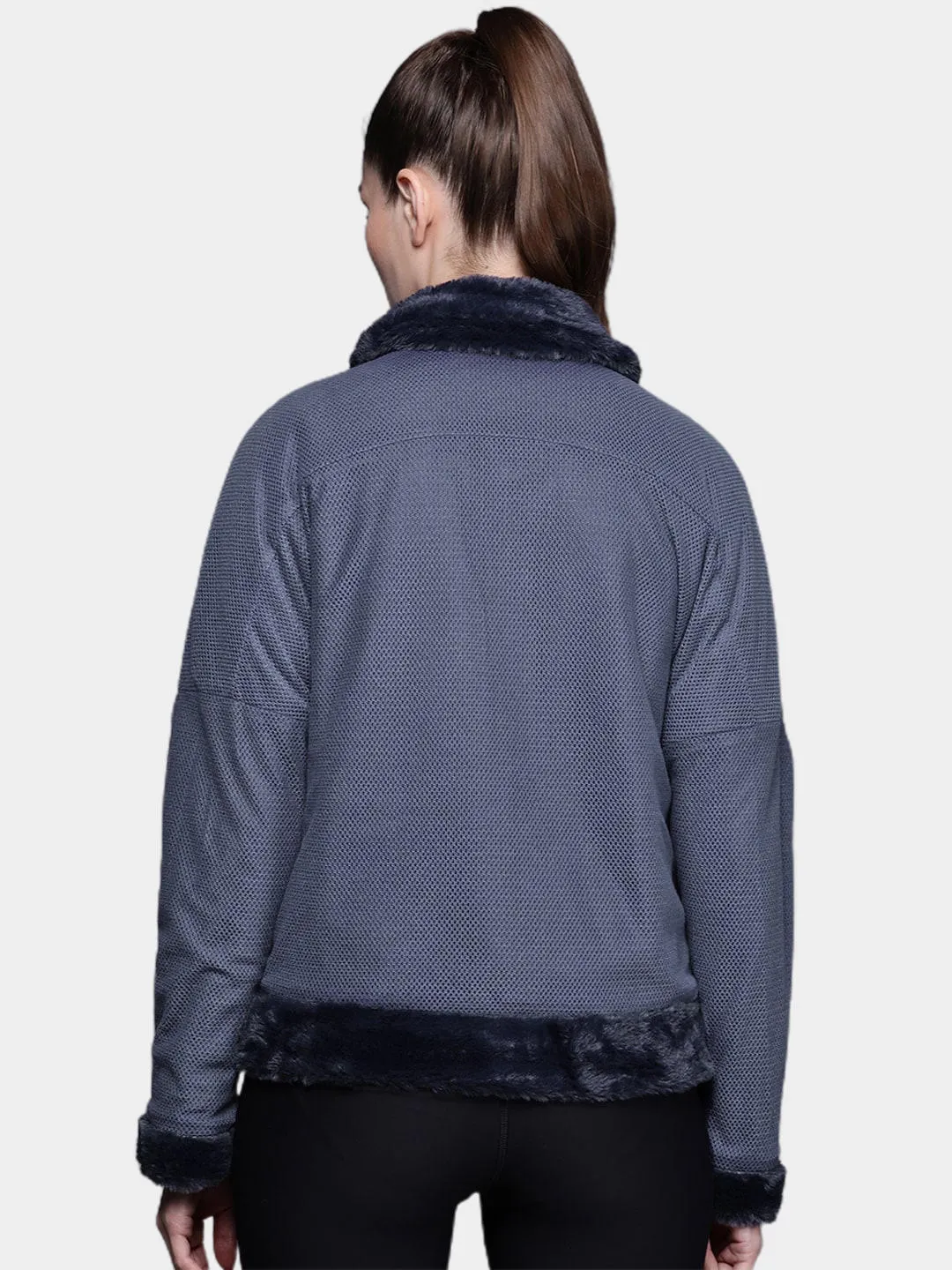 Columbia Women Blue Bundle Up Full Zip Fleece Jacket