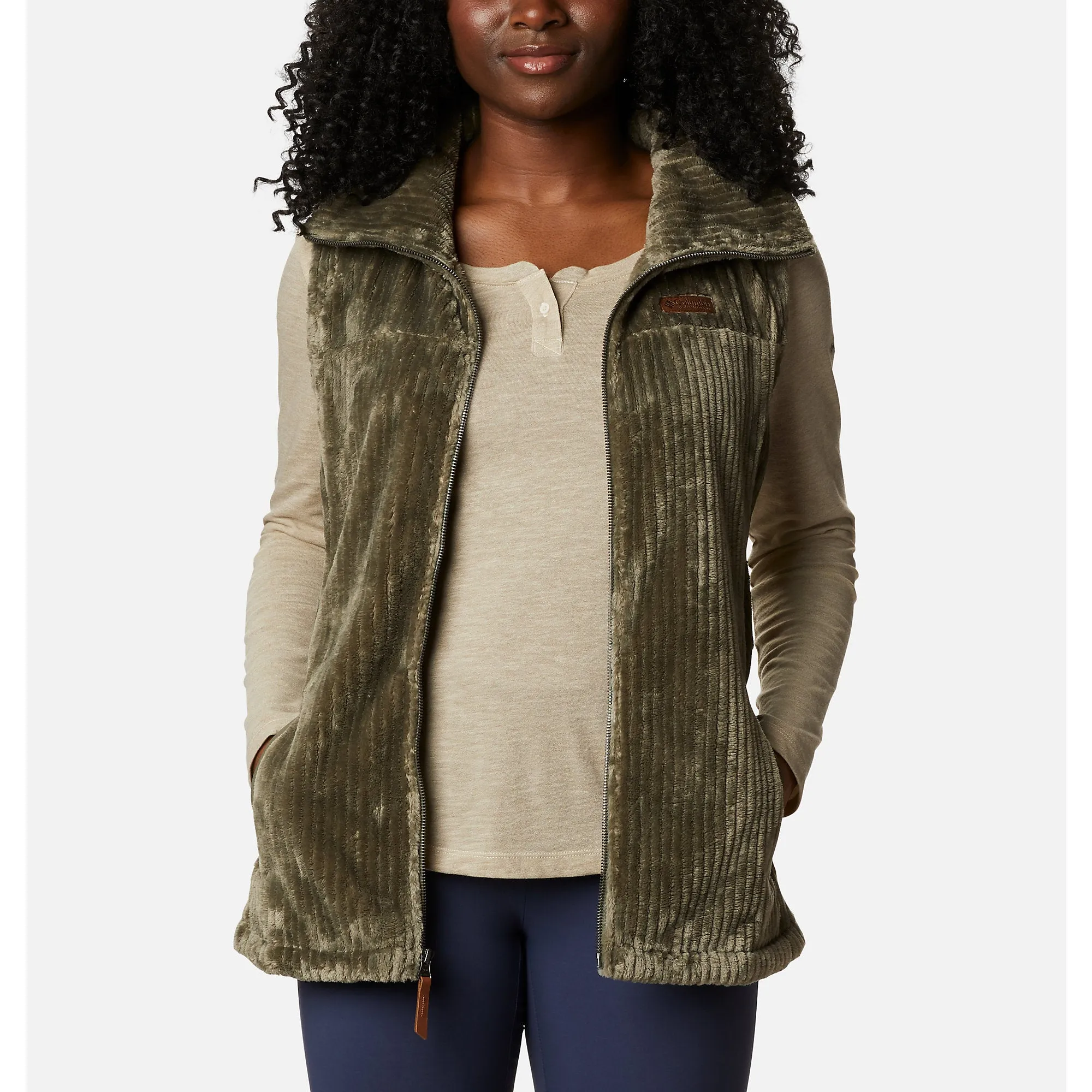 Columbia Women's Fire Side Sherpa Vest Multi Jackets