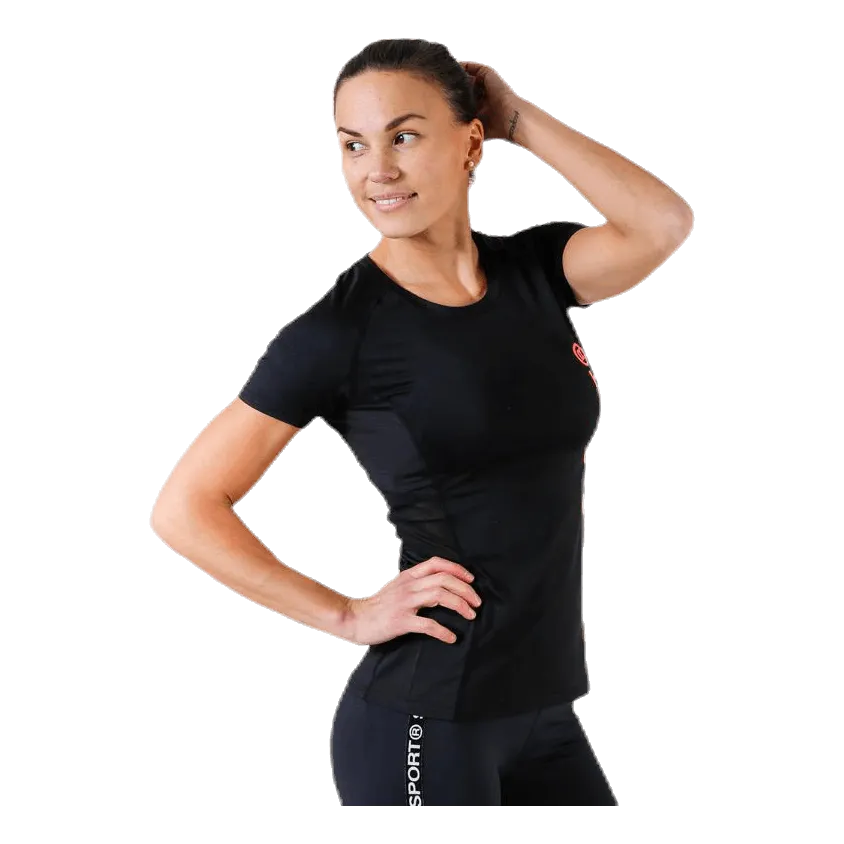 Core Mesh Tee Black