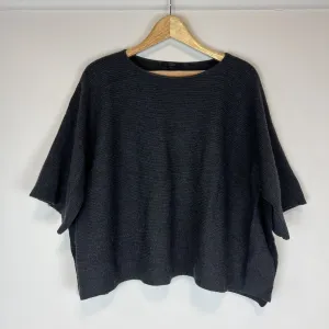 COS Womens Knitted Wool Cropped T-Shirt/Sweater Size Small
