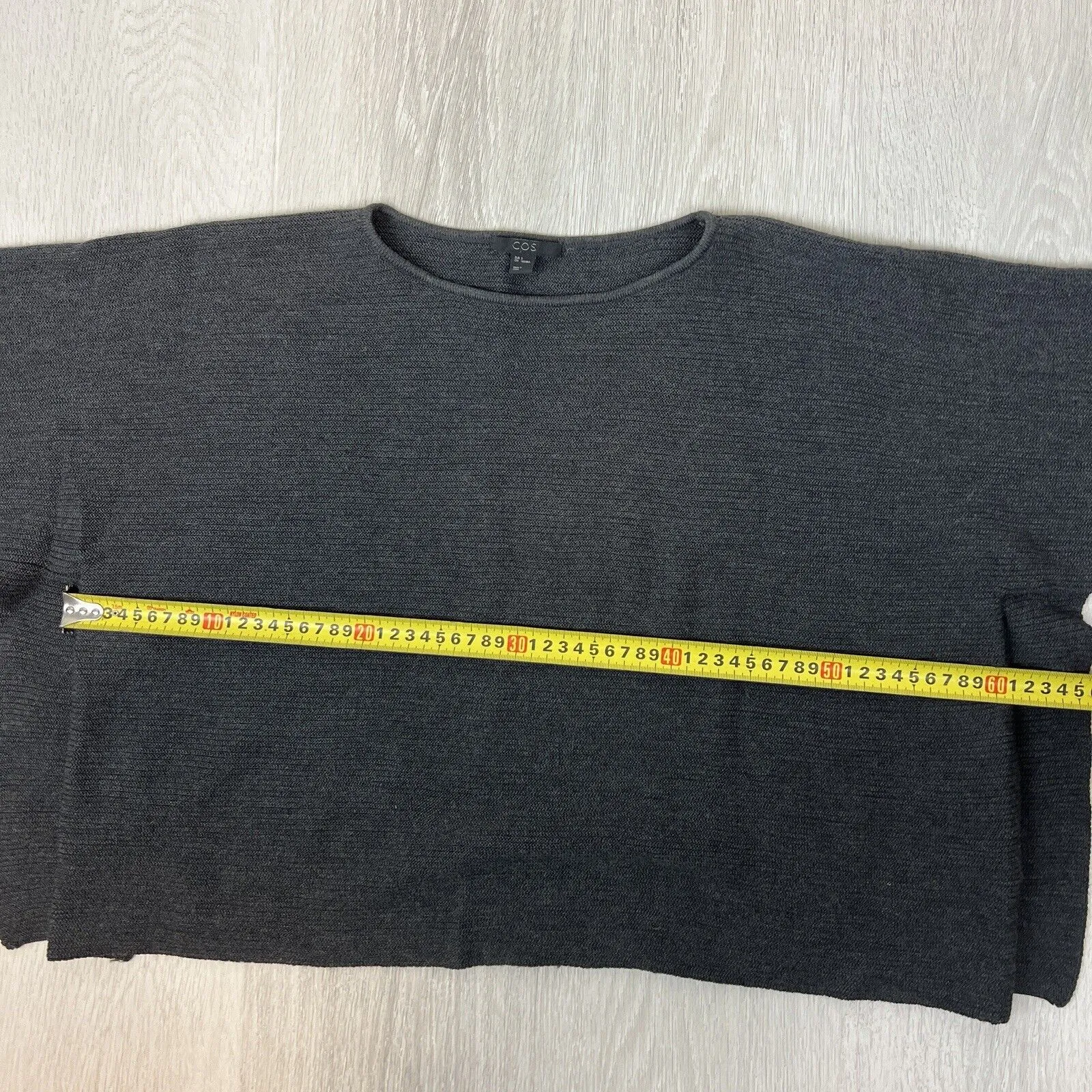 COS Womens Knitted Wool Cropped T-Shirt/Sweater Size Small