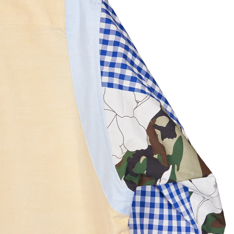 CRAZY PATTERN OXFORD SHIRTS - YELLOW
