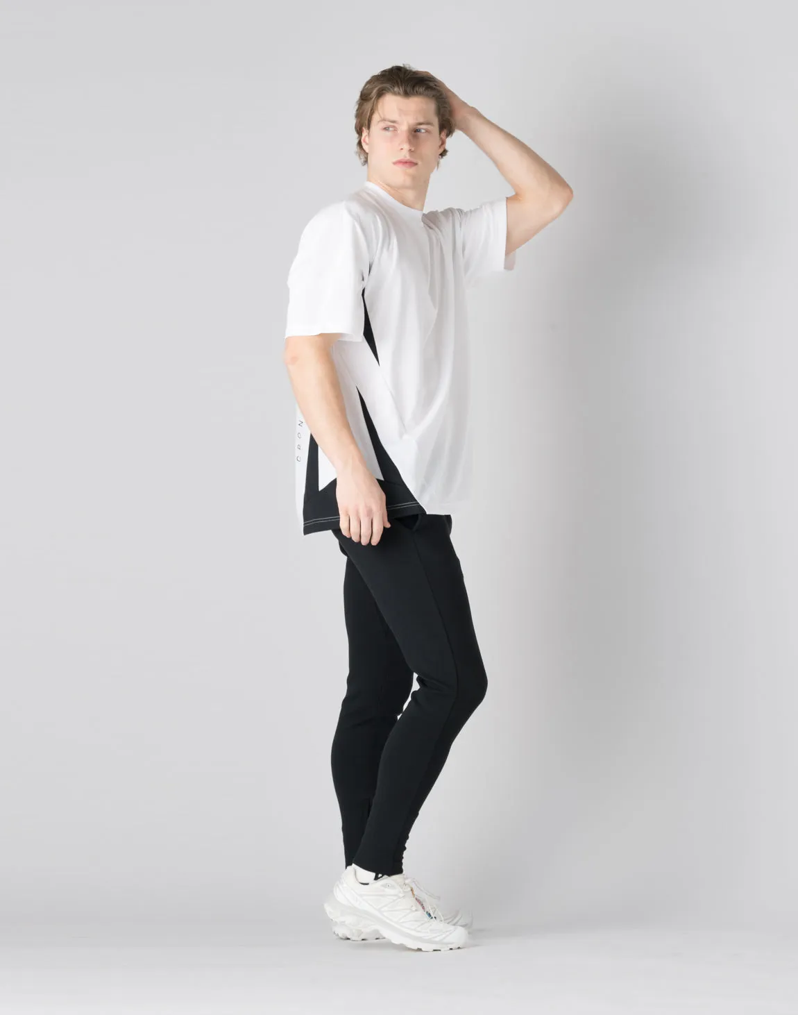 CRONOS pinhole mesh T-shirts【WHITE】