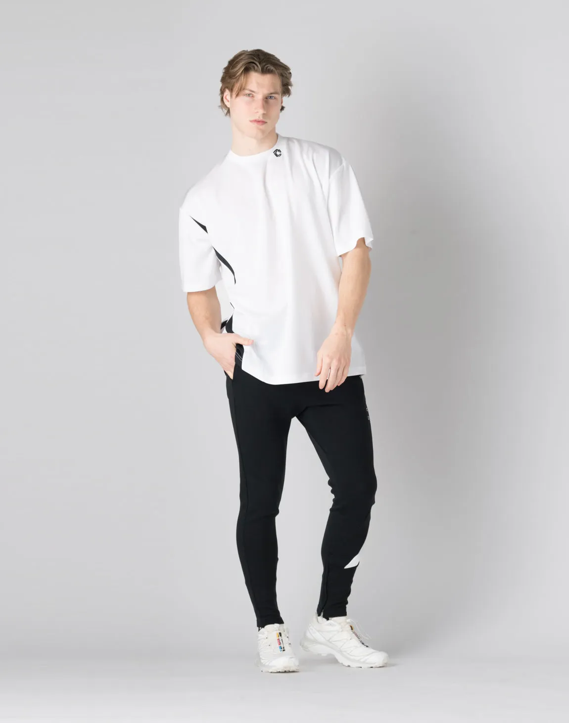 CRONOS pinhole mesh T-shirts【WHITE】