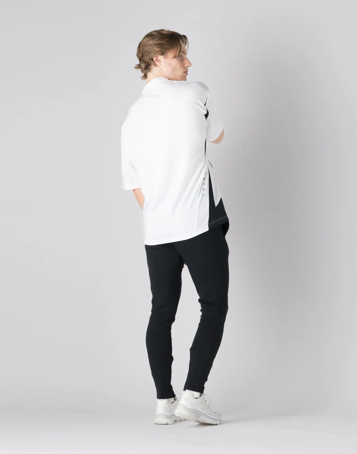 CRONOS pinhole mesh T-shirts【WHITE】