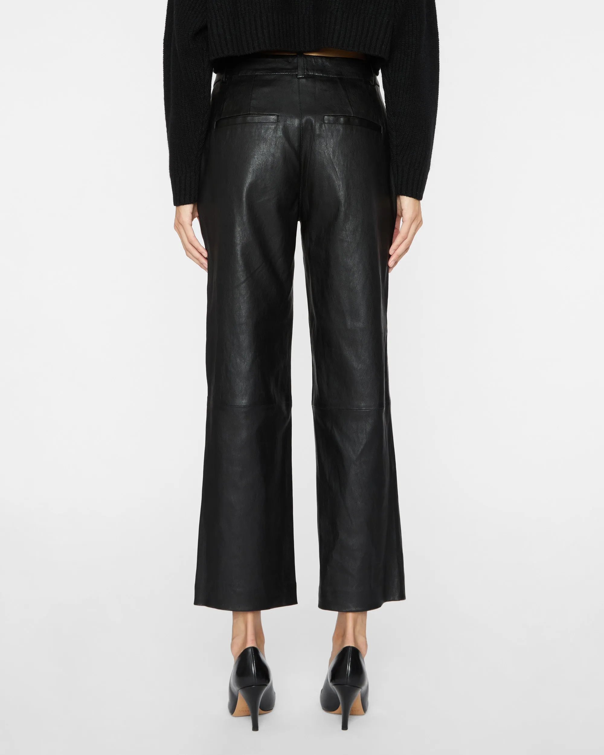 Cropped Baggy Lowrise Trousers