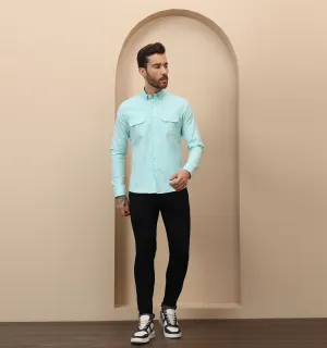 Cyan Utility Shirt