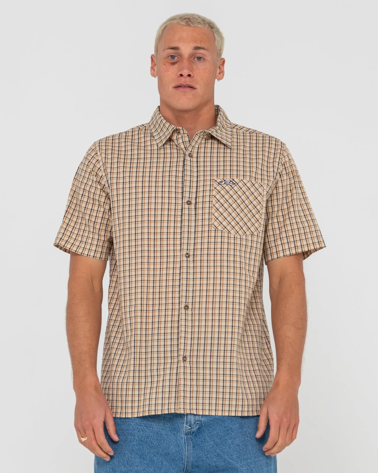 Datsun 45 Short Sleeve Check Shirt