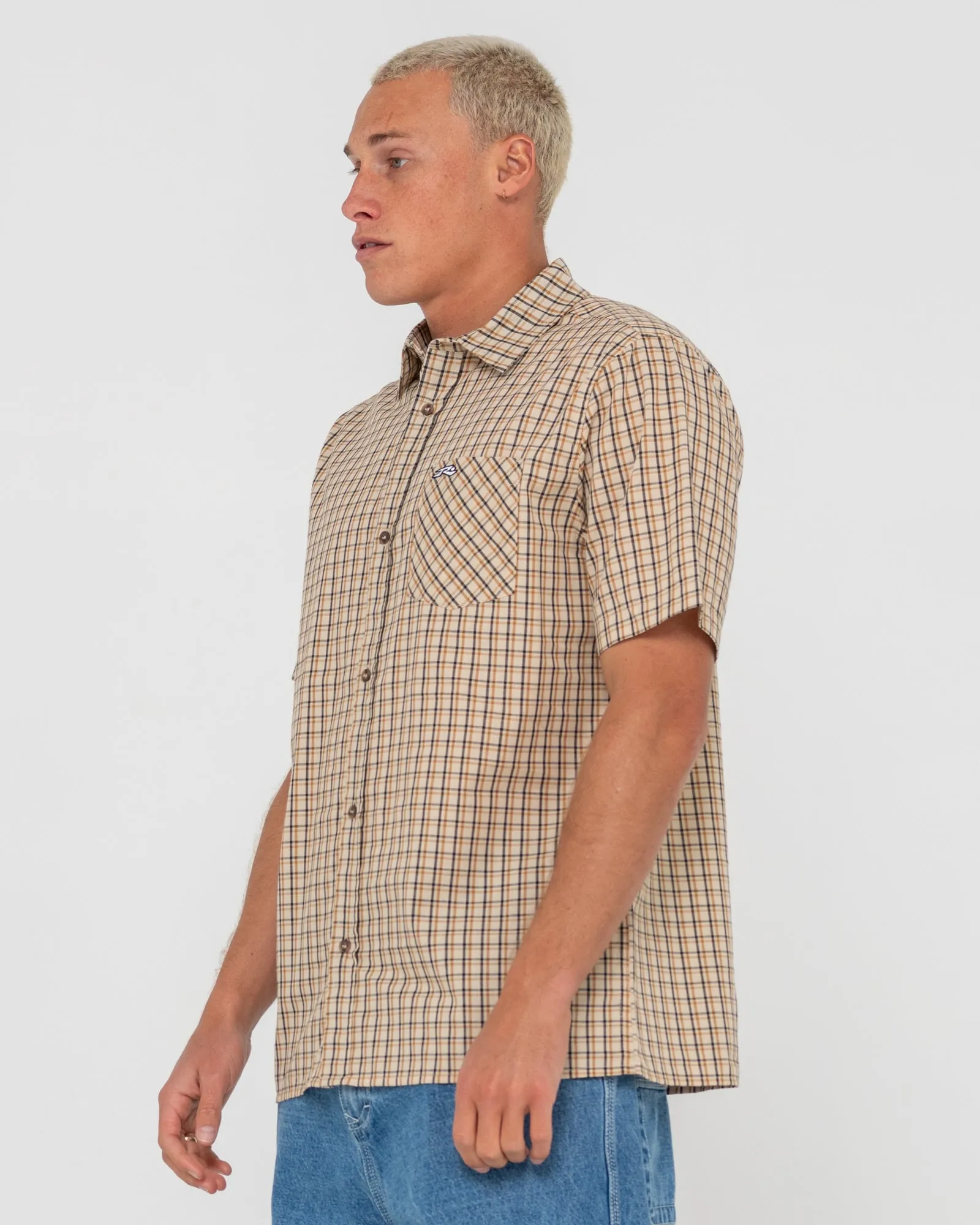 Datsun 45 Short Sleeve Check Shirt