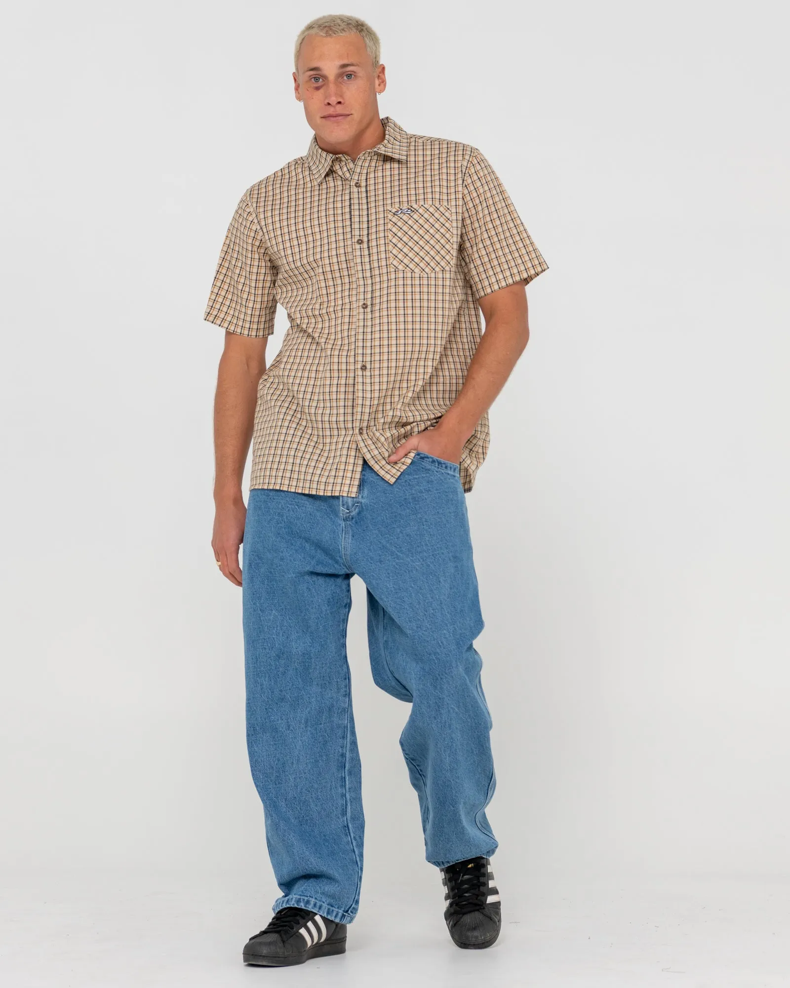 Datsun 45 Short Sleeve Check Shirt