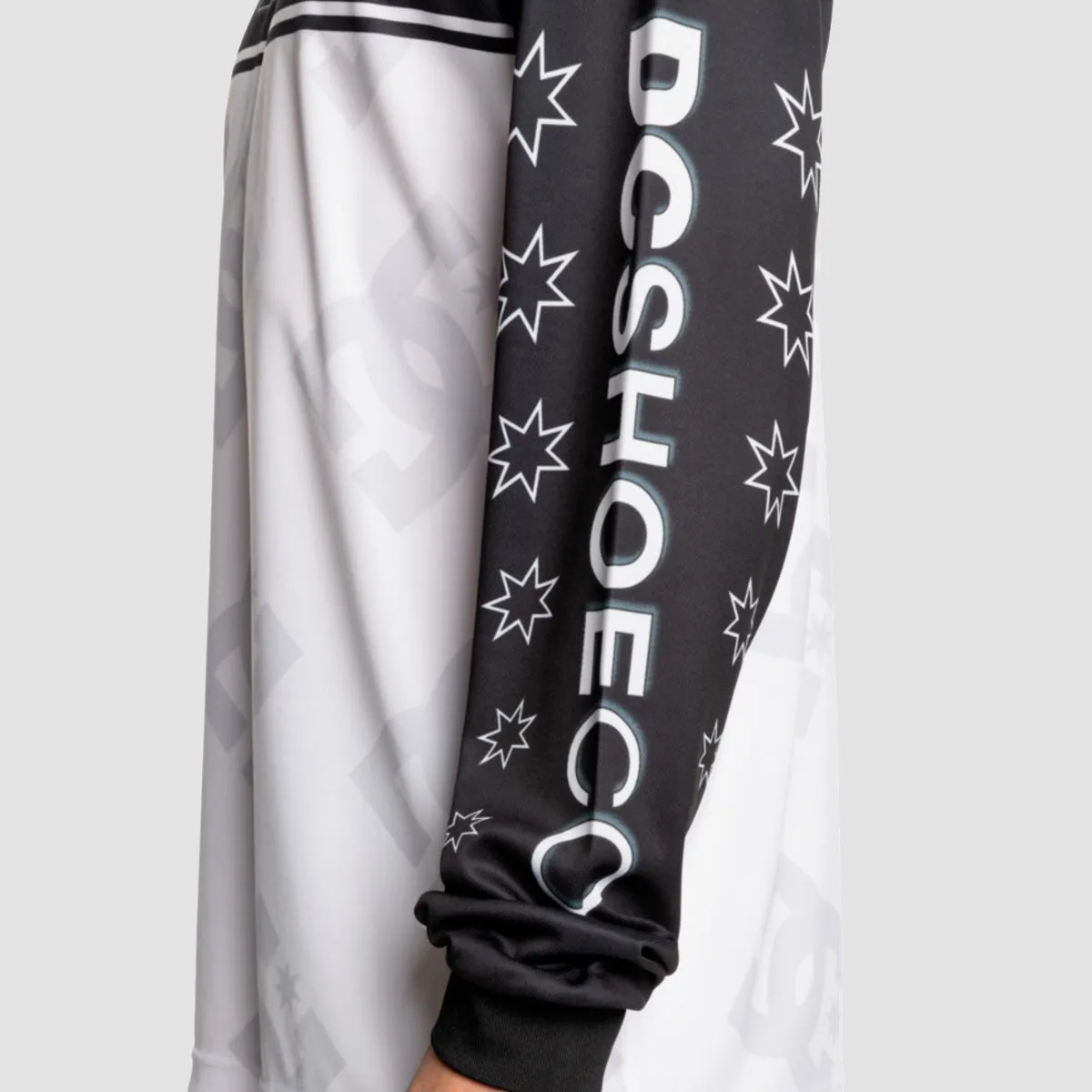 DC Rock It Longsleeve Moto T-Shirt Black