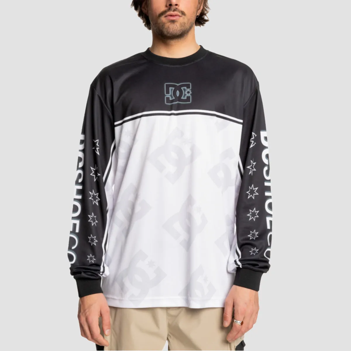 DC Rock It Longsleeve Moto T-Shirt Black