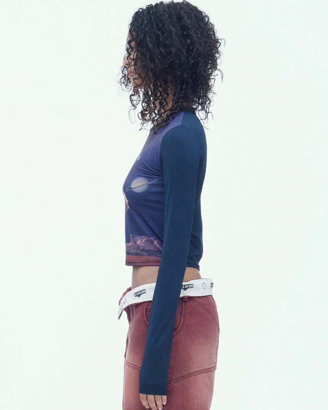 DILETTANTISME DLT Warmer Graphic Crop T-Shirt
