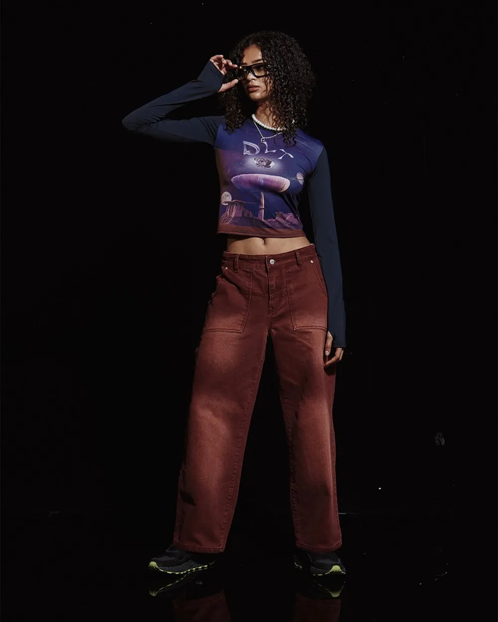 DILETTANTISME DLT Warmer Graphic Crop T-Shirt
