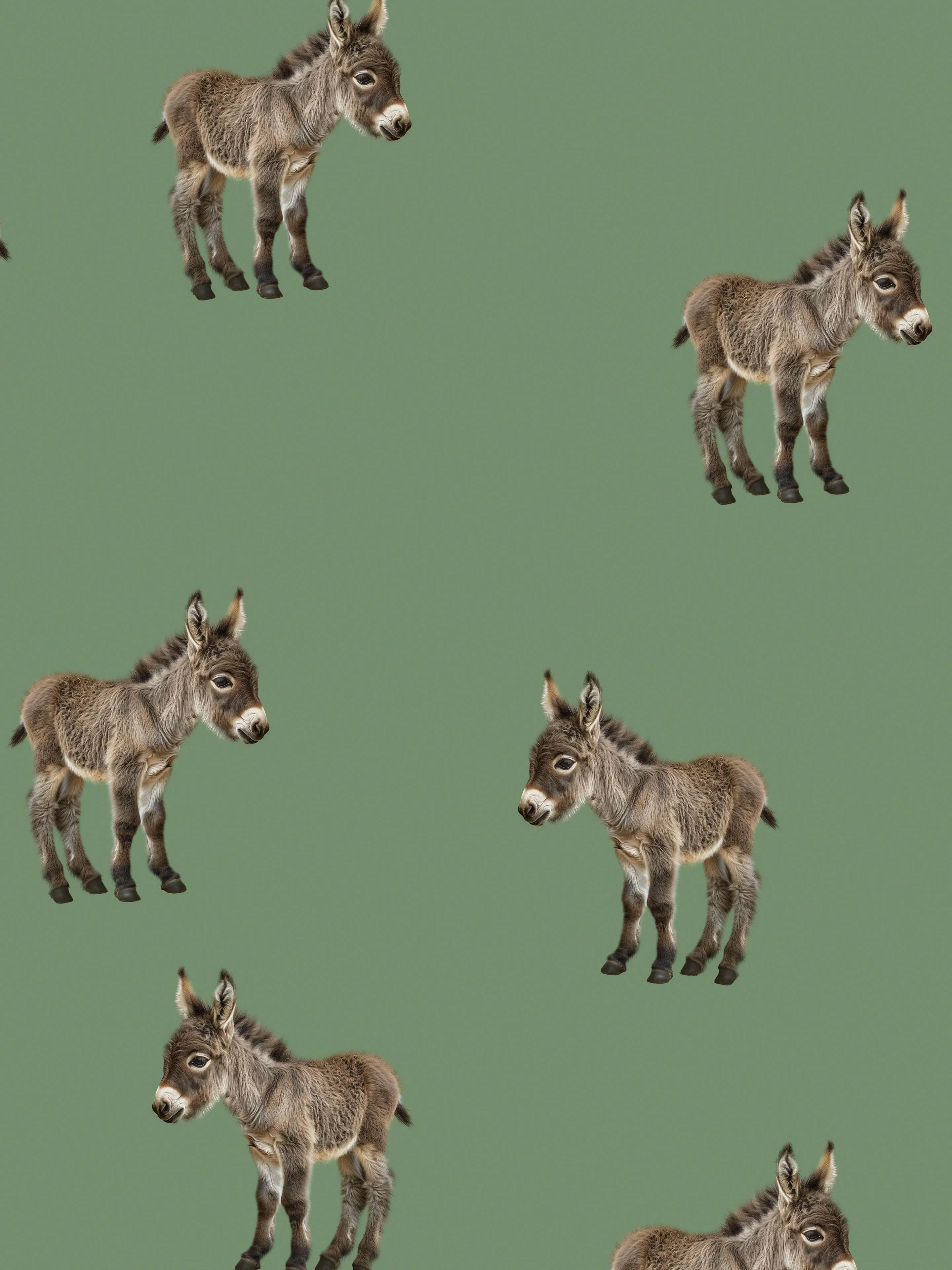 Donkeys Cropped T-shirt Dames