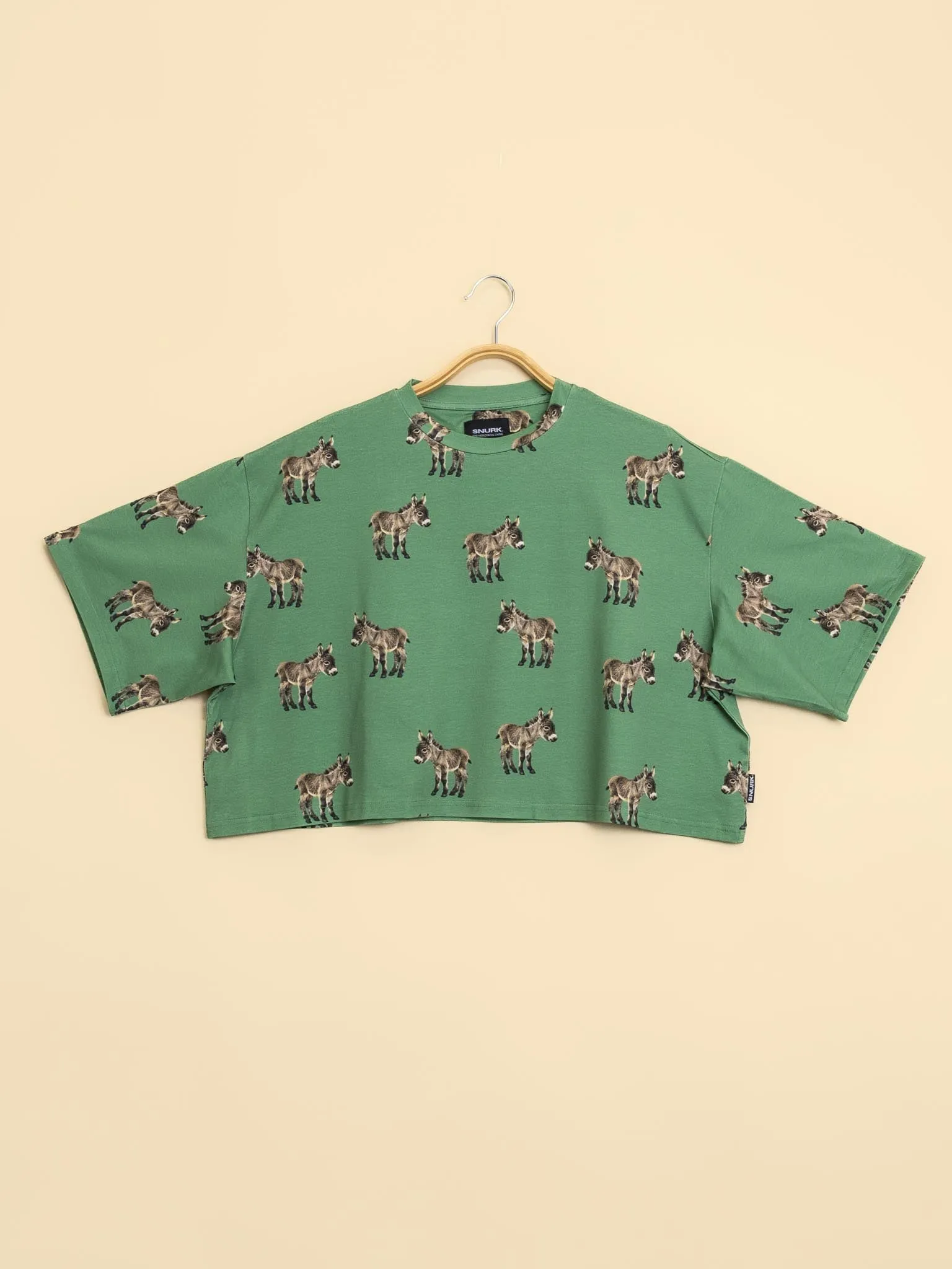 Donkeys Cropped T-shirt Dames