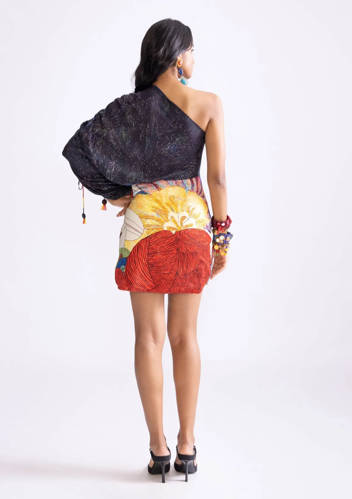 Dora printed mini dress