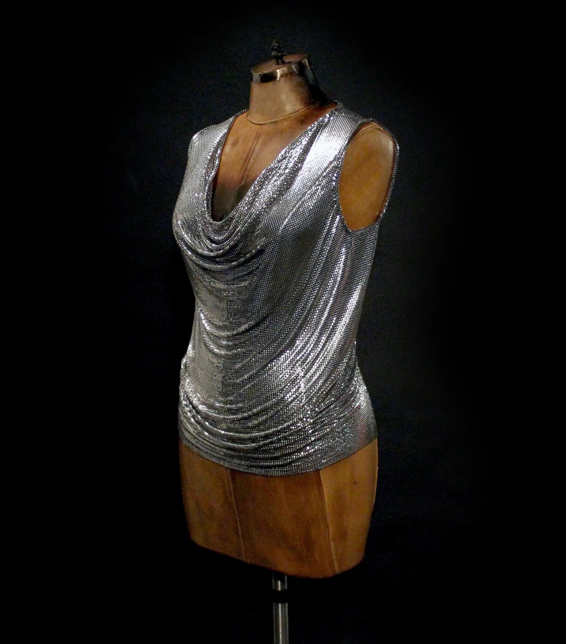 Draped Metal Mesh Tank