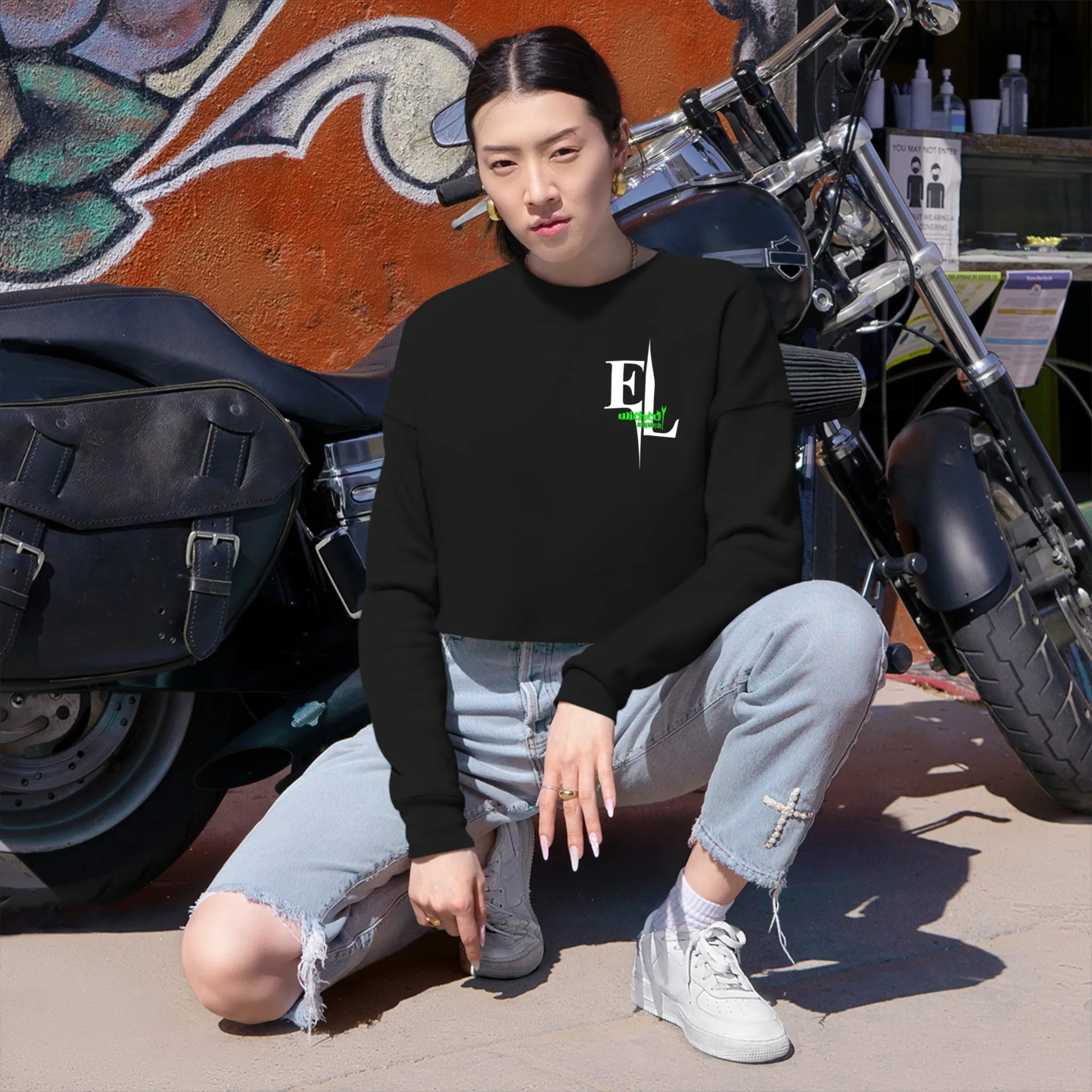 EL Visions /Women's Cropped Sweatshirt