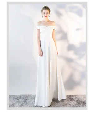 Ella Elegant off-the-shoulder gown