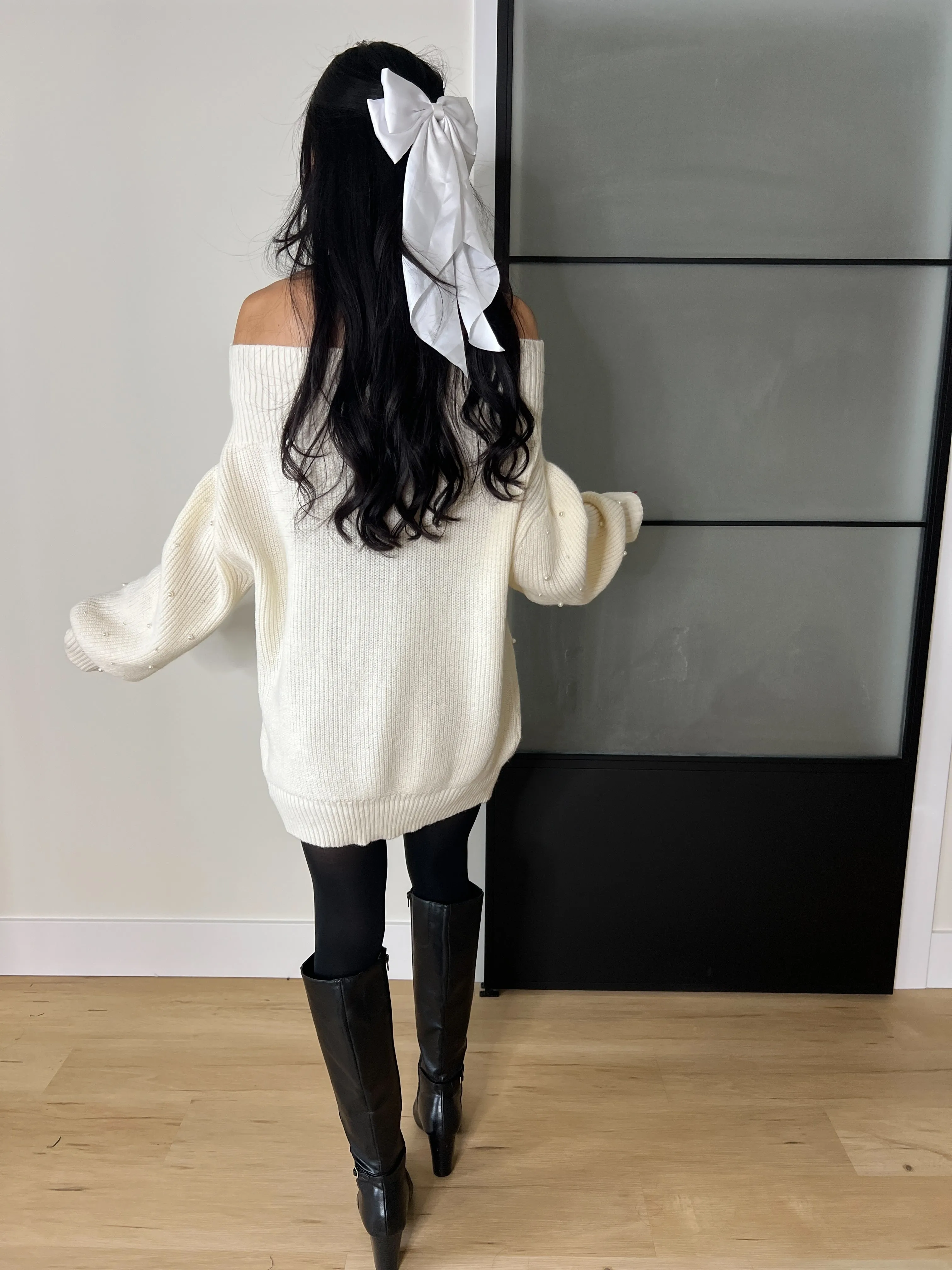Ella Off the Shoulder Sweater