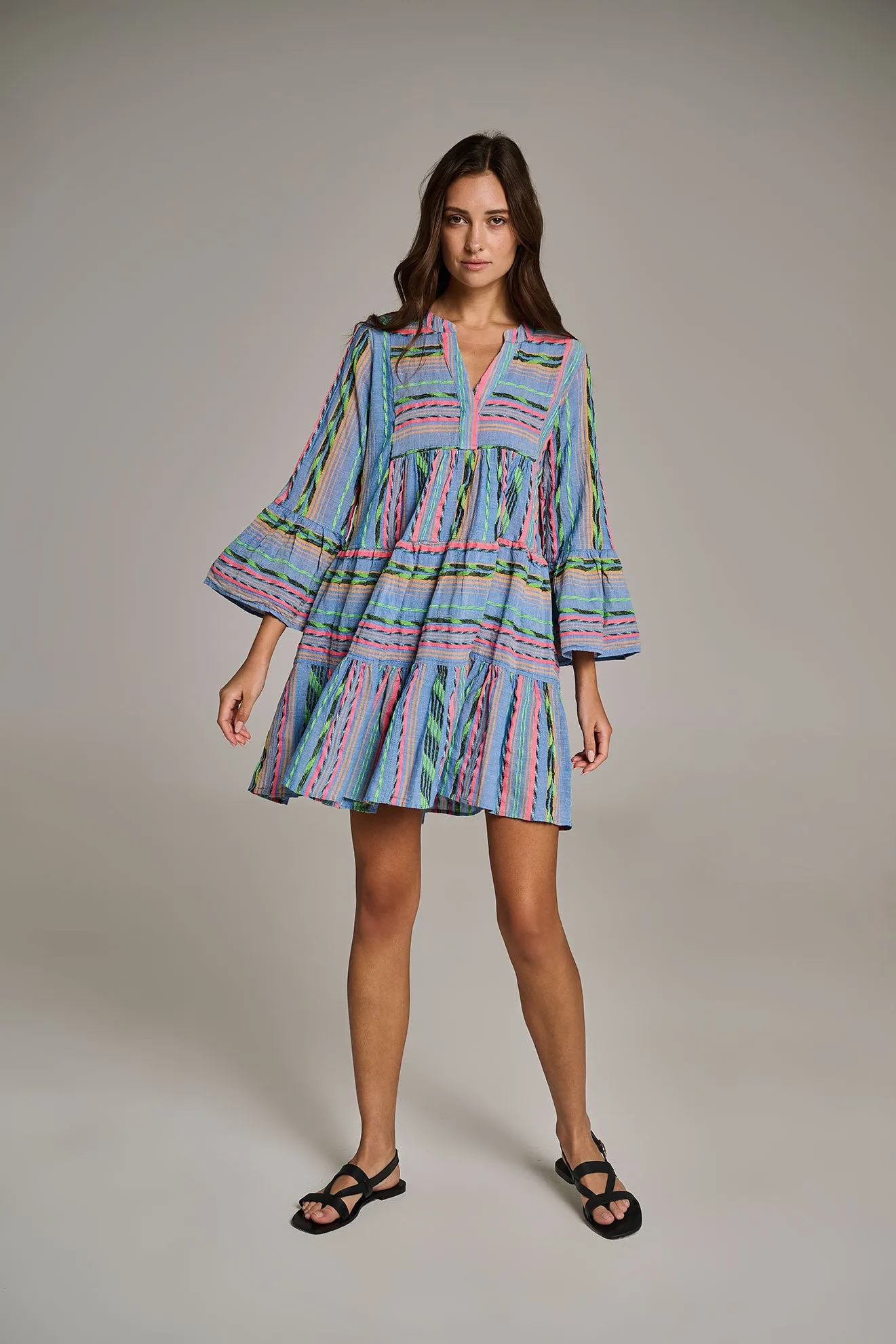ELLA SHORT - BLUE/PINK
