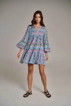 ELLA SHORT - BLUE/PINK