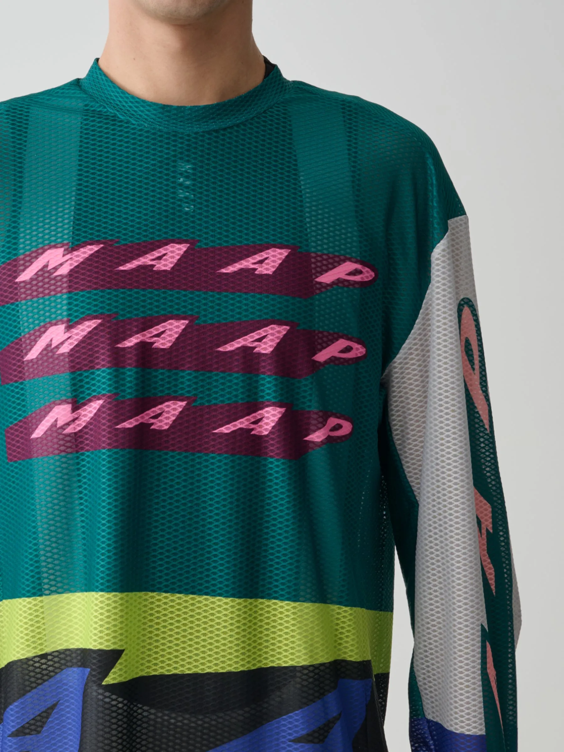 Evade X LS Mesh Tee Motor Mix
