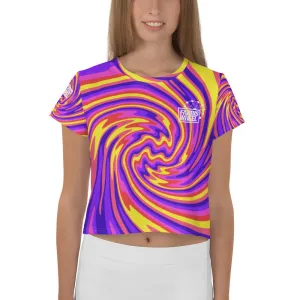 Farris Wheel Funky Carnival Crop Tee