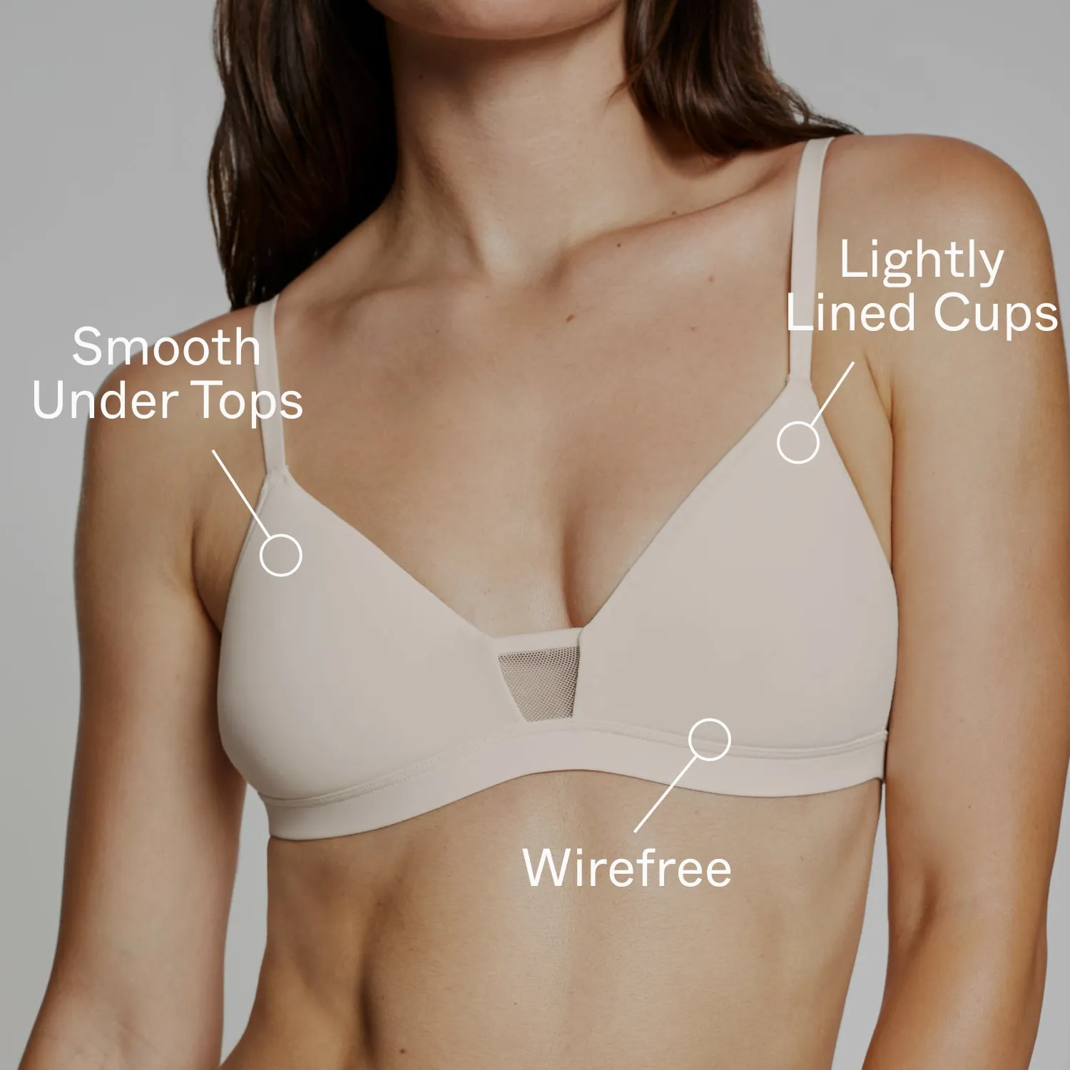 FeelGood Wirefree T-Shirt Bra Fawn