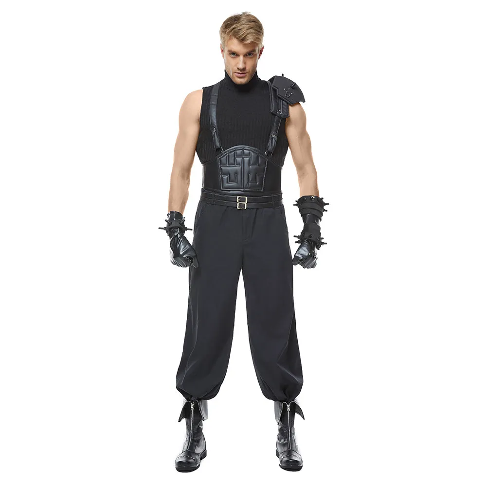 Final Fantasy VII Remake Version Cloud Strife Cosplay Costume Halloween Carnival Suit