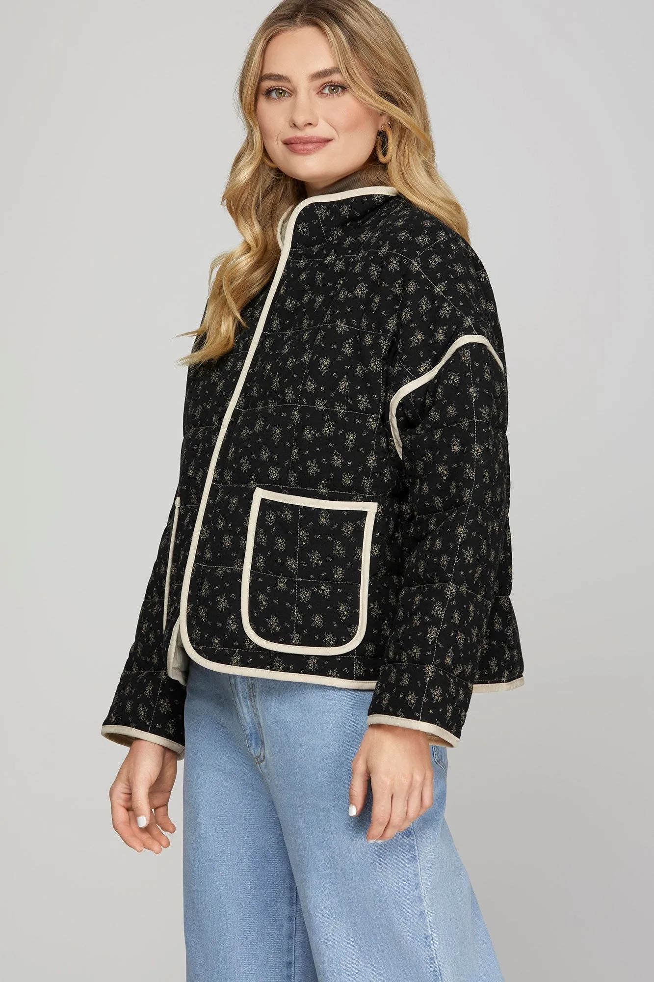 Floral Quilted Jacket