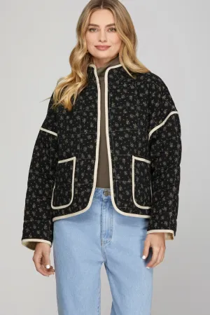 Floral Quilted Jacket