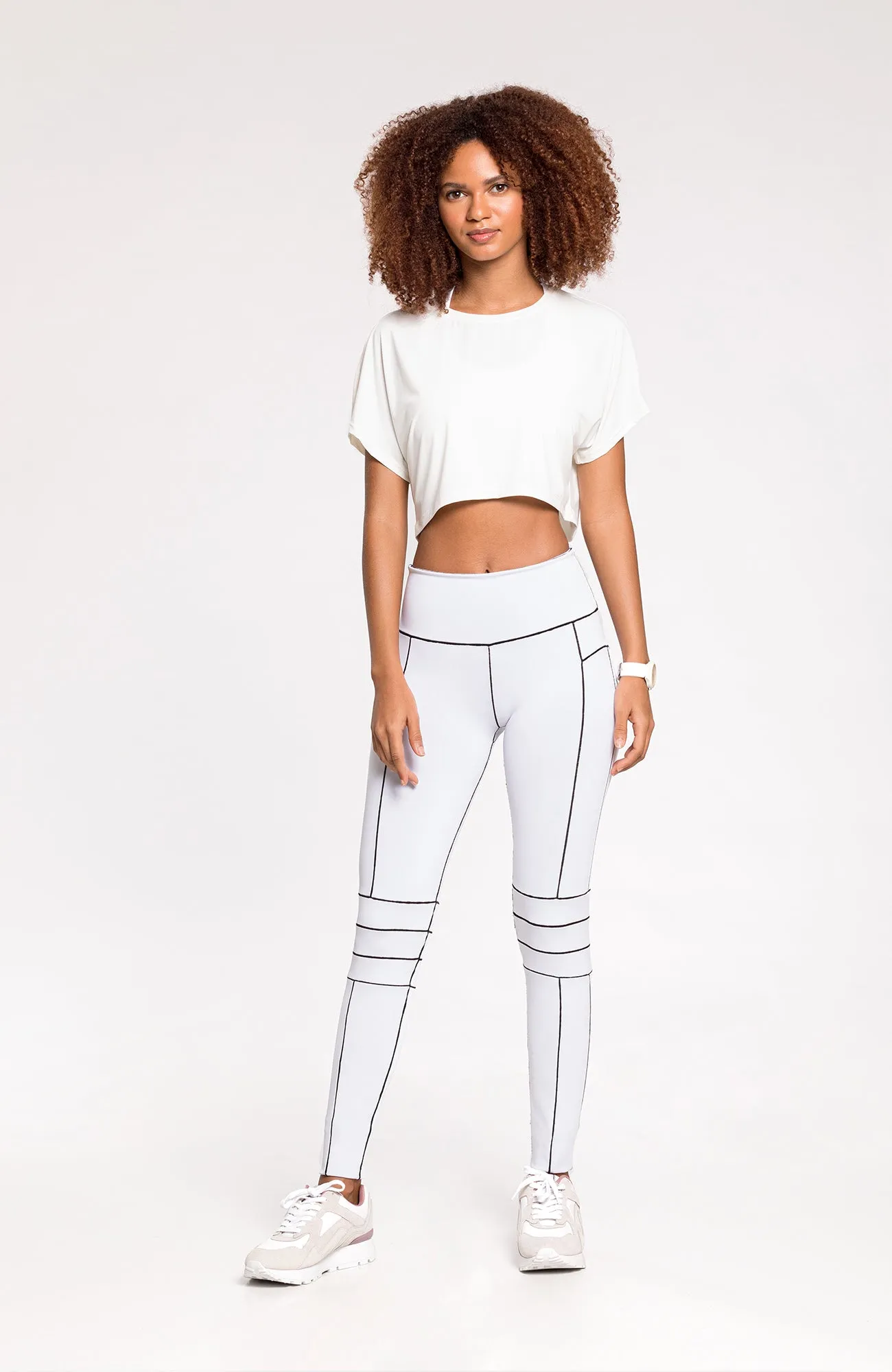 Fluity Cropped RioAir™ Short Sleeve Off-white