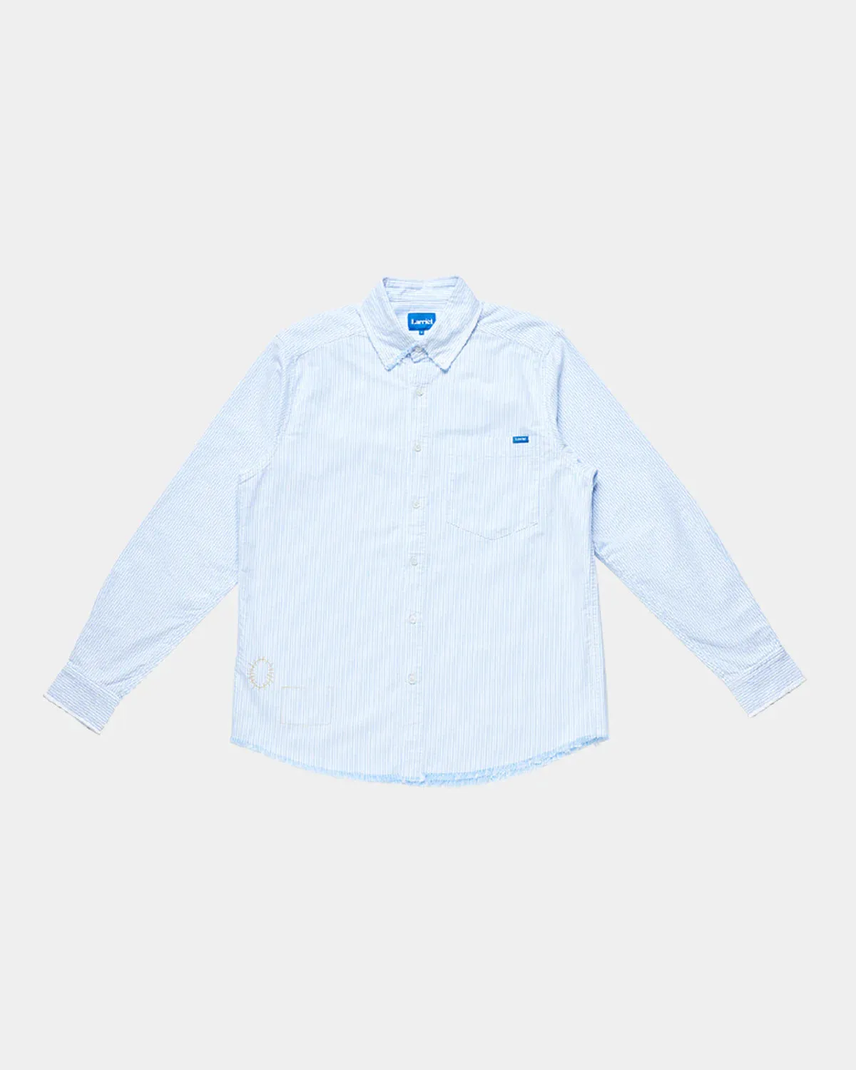 Frayed Oxford Shirt - Blue
