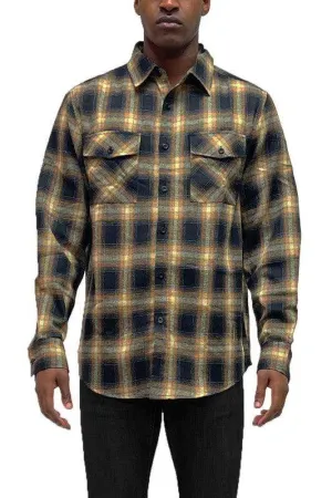 Full Plaid Checkered Flannel Long Sleeve