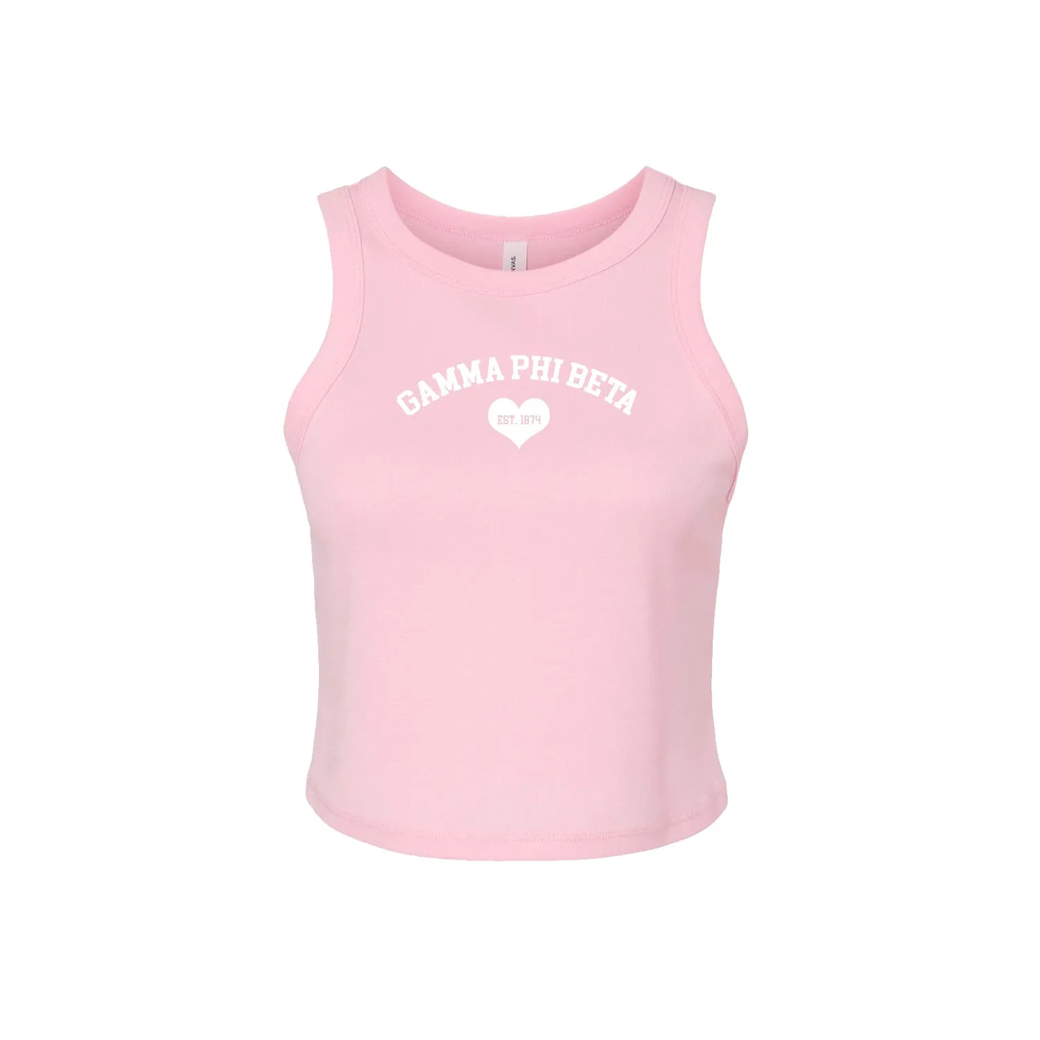 Gamma Phi Beta Cropped Tank Top