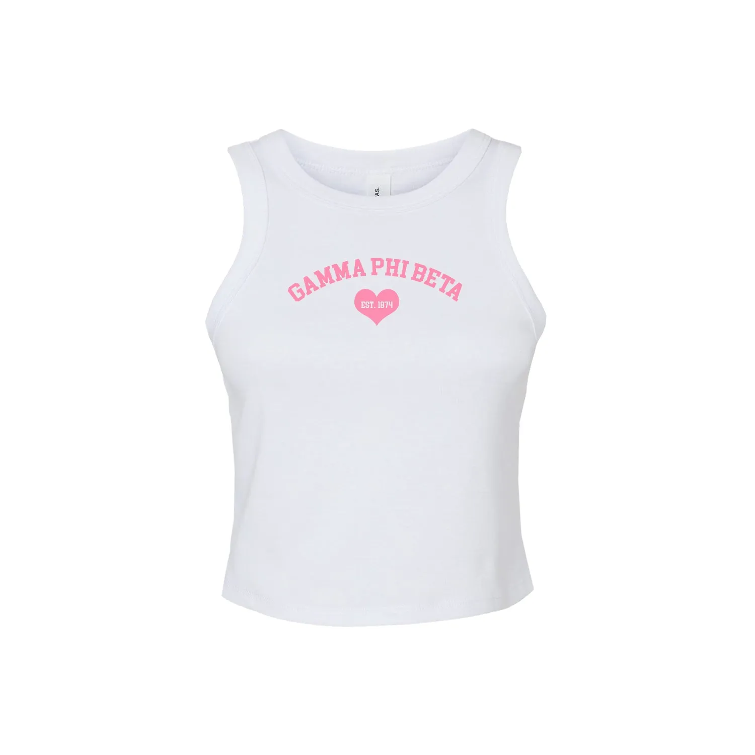 Gamma Phi Beta Cropped Tank Top
