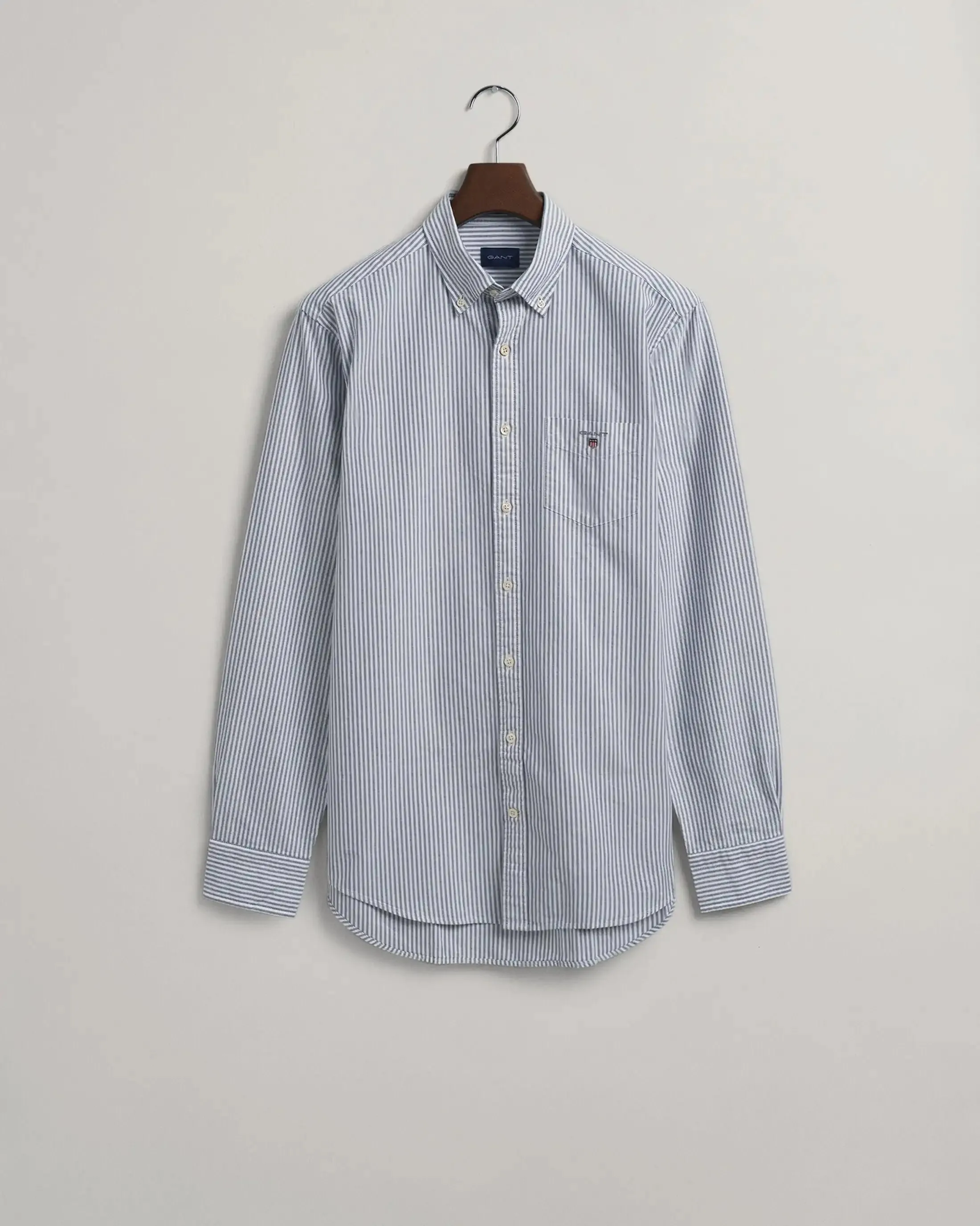 GANT Men's Shirt Regular Oxford Banker Persian Blue
