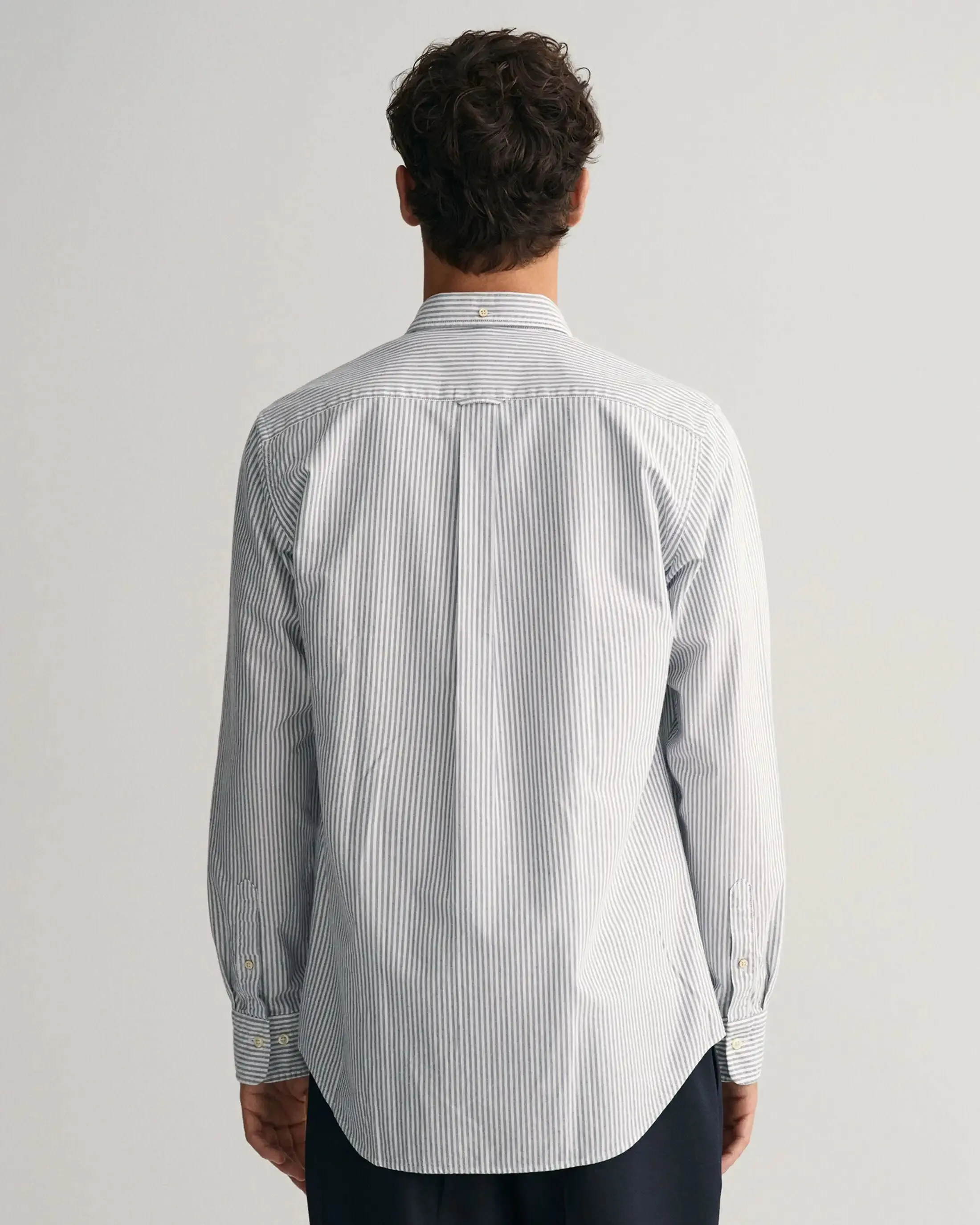 GANT Men's Shirt Regular Oxford Banker Persian Blue