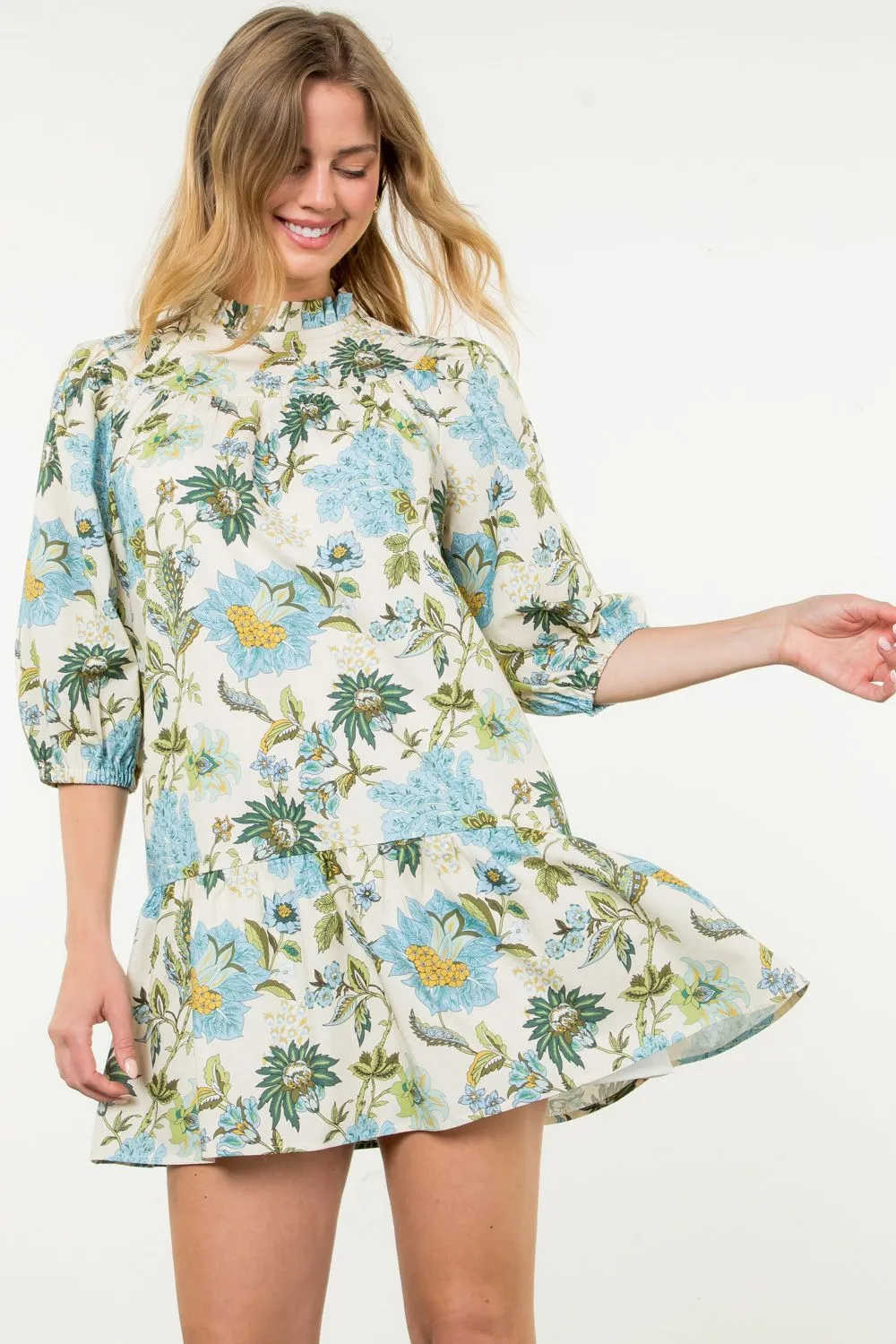 Garden Party Floral Mini Dress