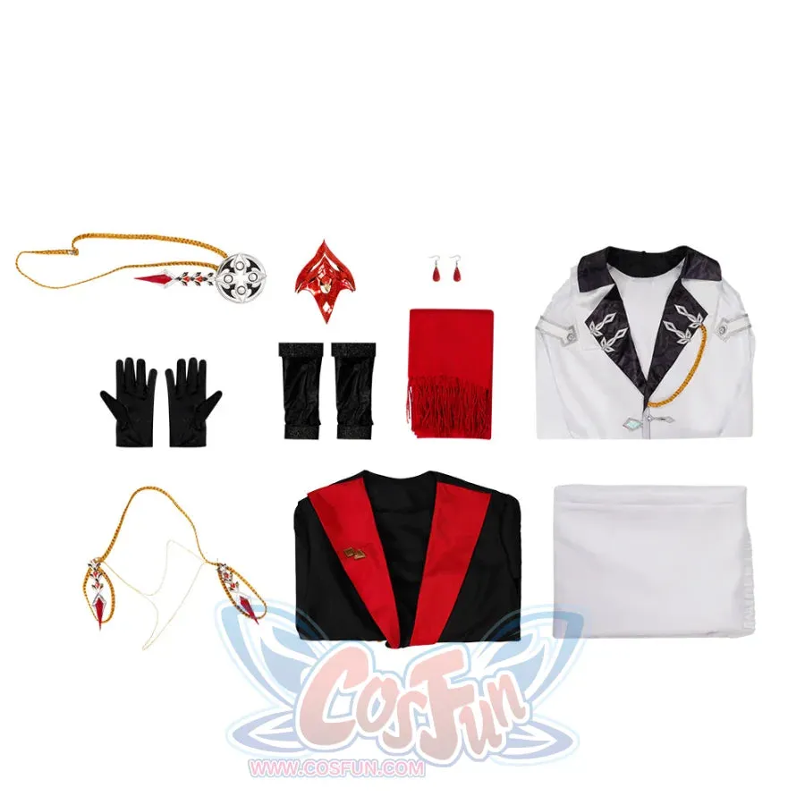 Genshin Impact Tartaglia Cosplay Costume C07090  A