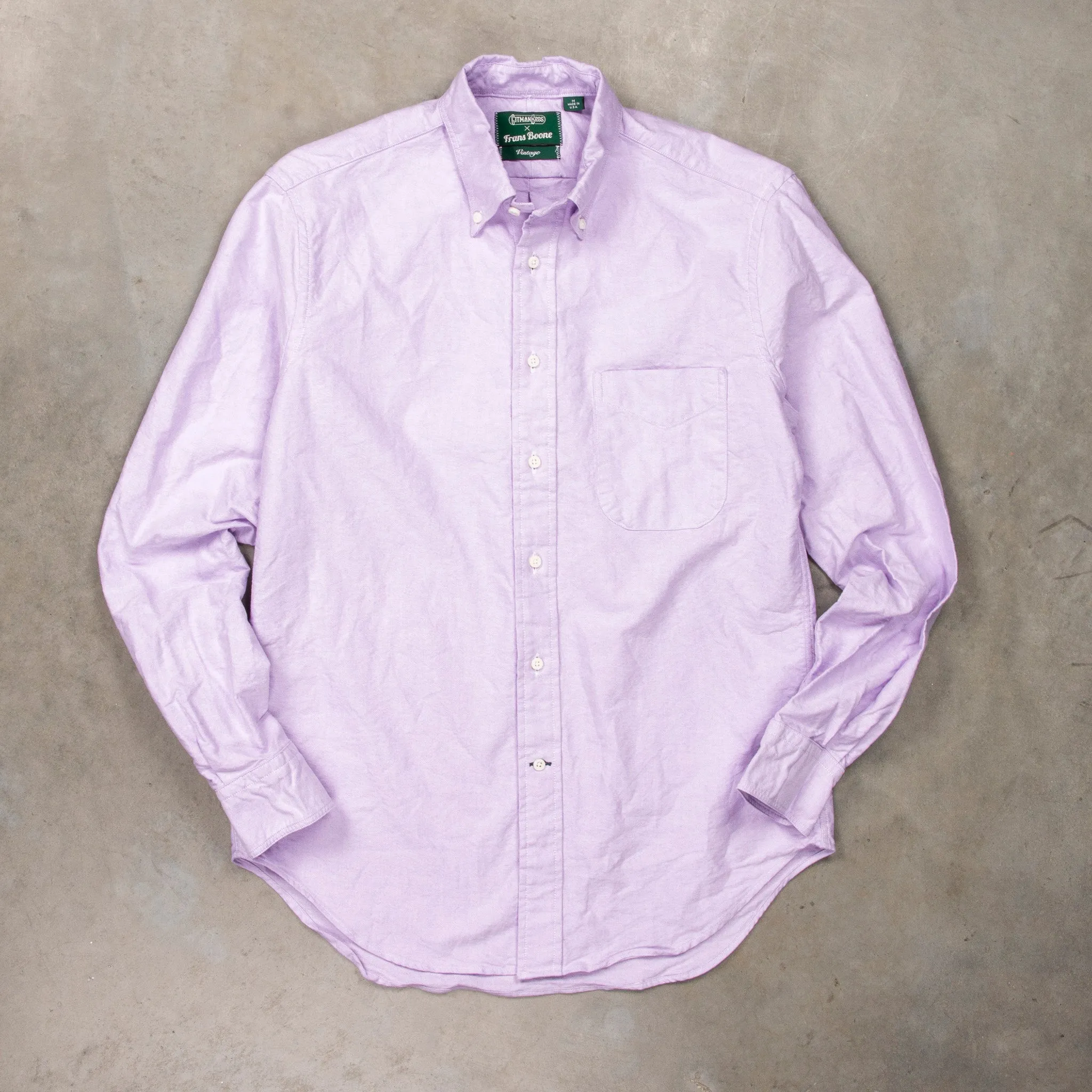 Gitman Vintage x Frans Boone Japanese Oxford Lilac