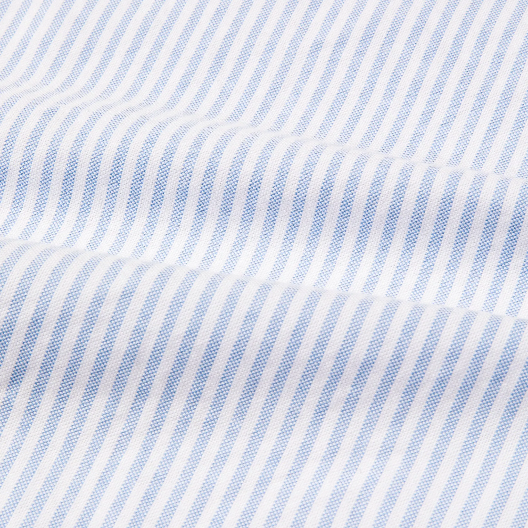 Gitman Vintage x Frans Boone Japanese Striped Oxford Light Blue