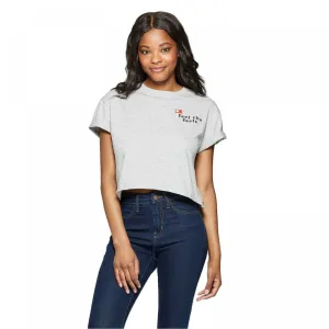 Grayson/Threads Women's Short Sleeve Feel The Feels Cropped Graphic T-Shirt