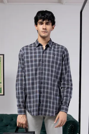 Grey Plaid Shirt